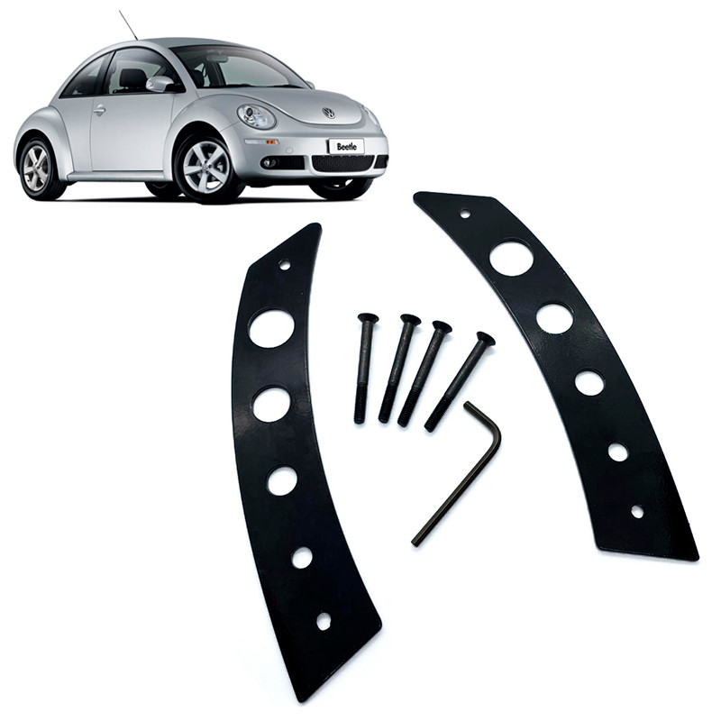 Par De Puxador de Para Porta New Beetle Aço e Pintura Epoxi