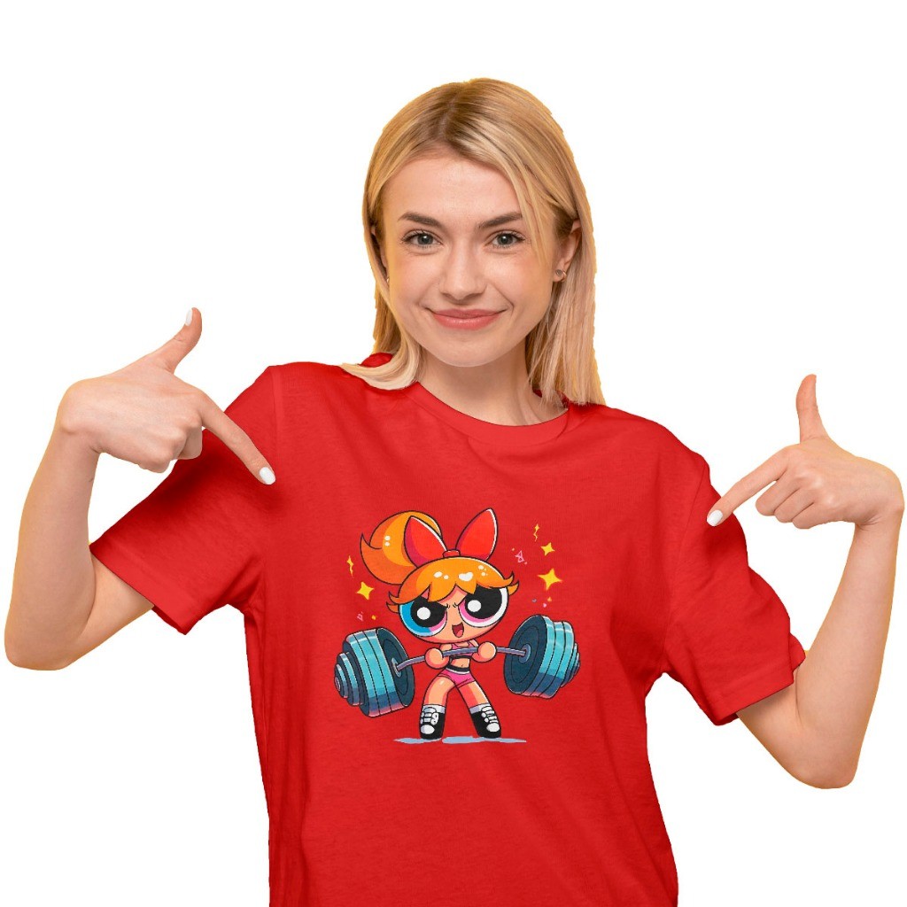 Camiseta Personalizada Desenho Meninas Super Poderosas Lindinha Academia Kawaii 100% Algodão Unissex