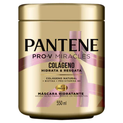 MÁSCARA HIDRATANTE PANTENE COLÁGENO HIDRATA E RESGATA 550ML