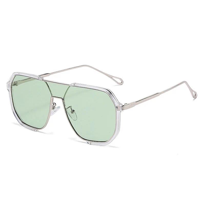 Óculos de Sol Siamês Exclusivos 2025, Armação de Metal, Óculos de Sol Masculinos, Óculos de Sol Punk, Óculos Femininos
