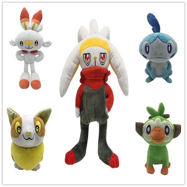 Pokémon Sword Shield Eevee Personagem Brinquedo De Pelúcia Jogo Design Macio Recheado Colecionável Plushie Fofo Boneca P