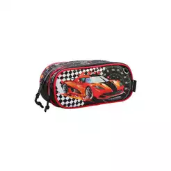 Estojo Escolar Menino Estampa Carros de Corrida 0734374