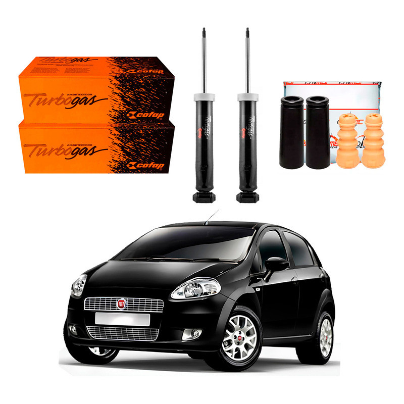 Kit Amortecedor Traseiro, Punto 1.4 1.8 2006 A 2010