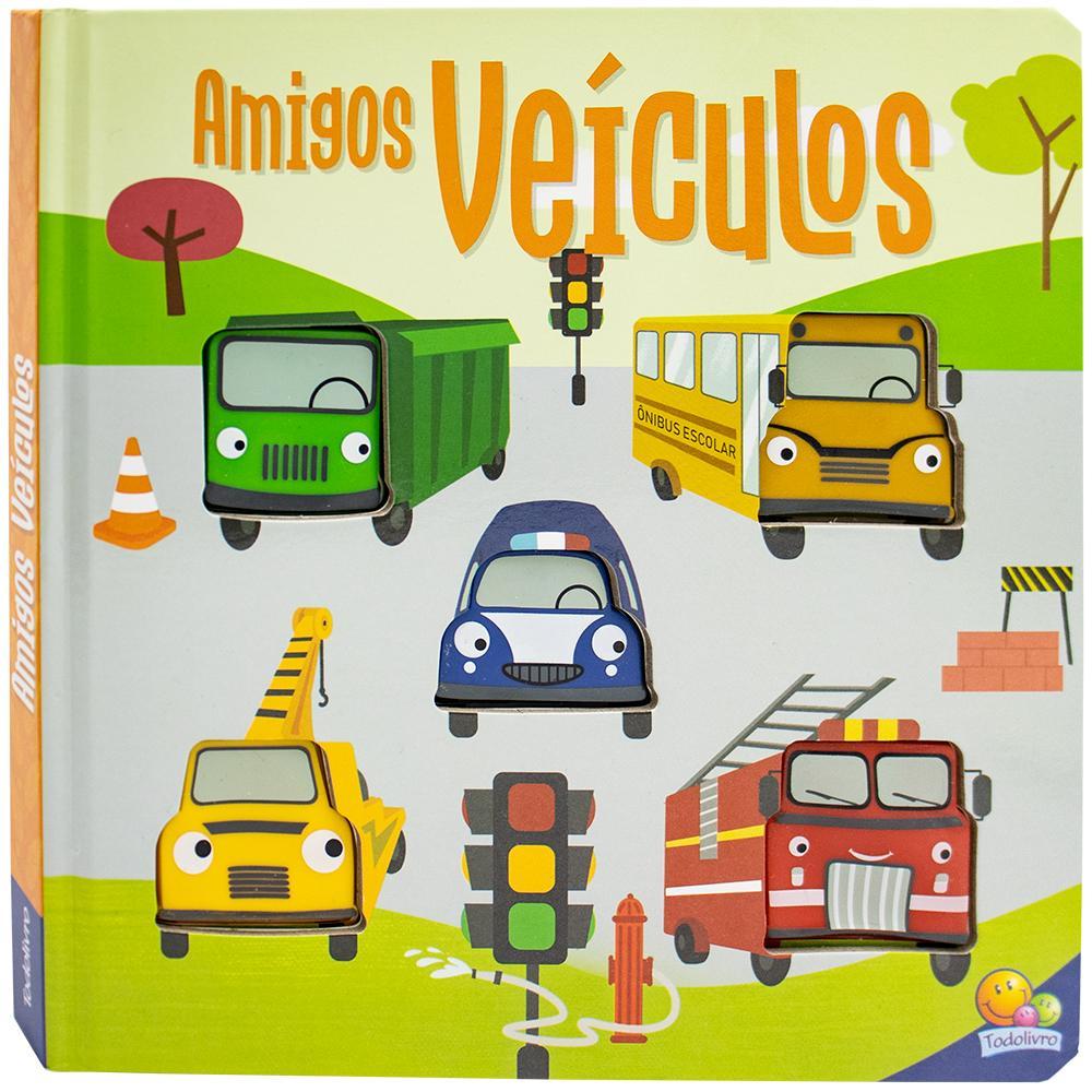 Livro Amigos Barulhentos - Livro sonoro: Amigos Veículos - Livros Sorocaba