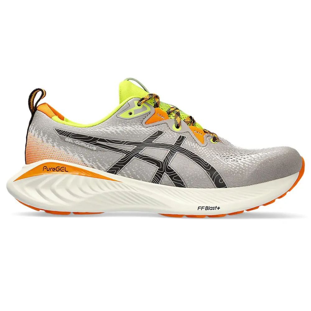 Tênis Asics Gel Cumulus 25 TR Bege e Limão