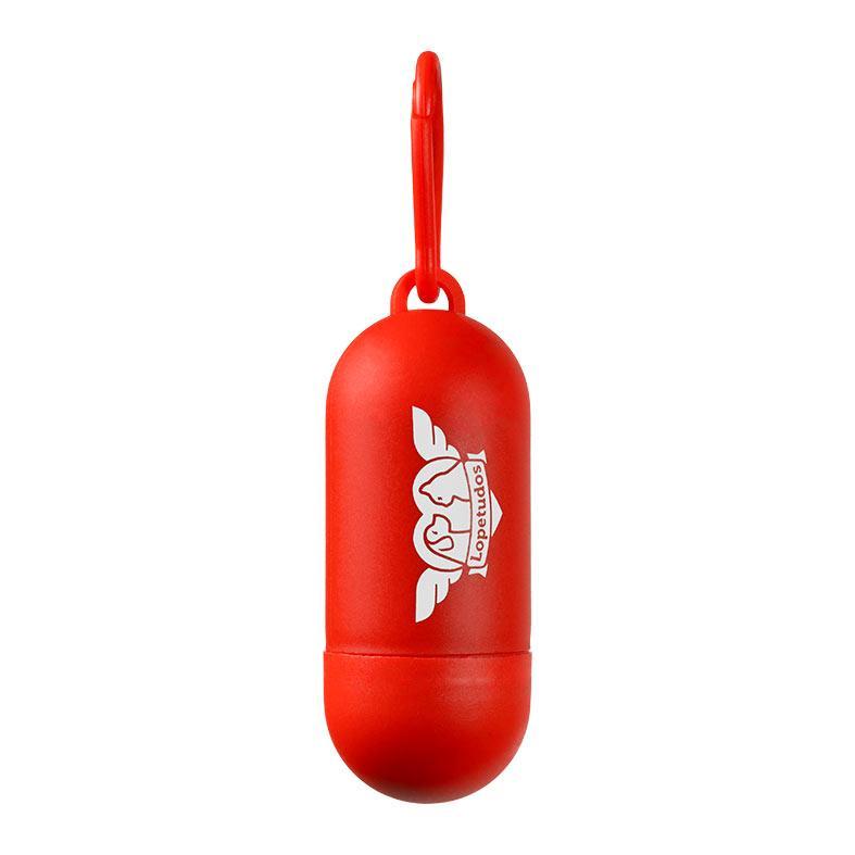 Dispenser de Sacolas Lopetudos, Vermelho, LP-DSP-RD01