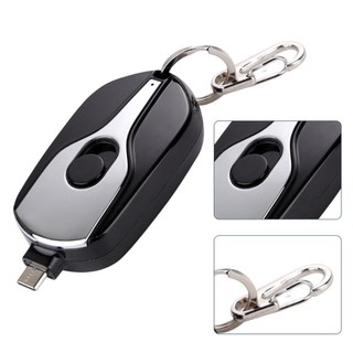 Mini Carregador Portátil Impermeável com Mosquetão – Ideal para Camping e Atividades ao Ar Livre