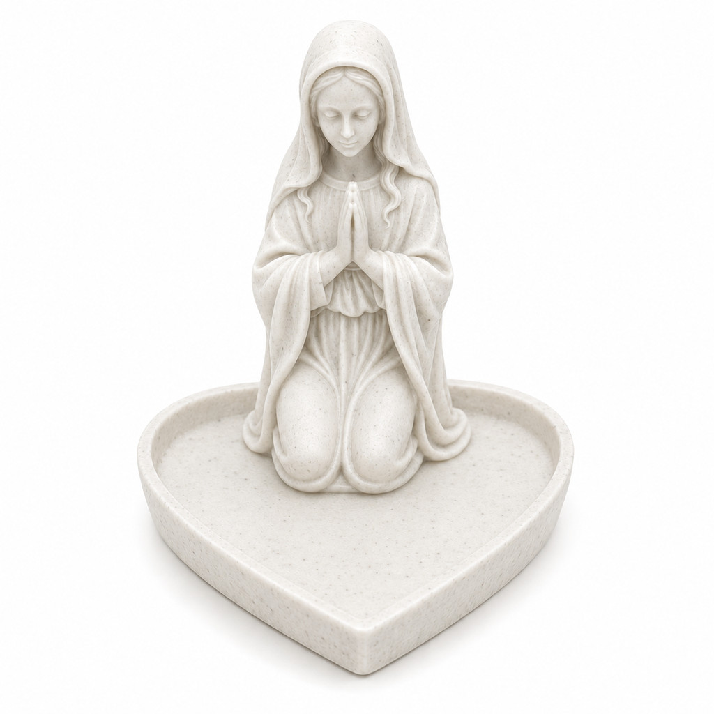 Mini Porta Terço Virgem Maria Decoração Cantinho Oração