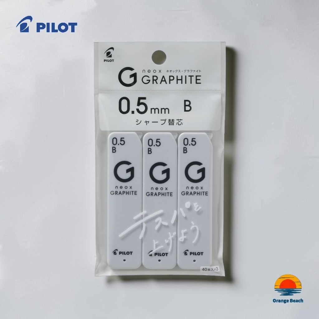 PILOT neox GRAPHITE Grafite Lapiseira 3 Pacotes/0.3mm 0.5mm/HB B 2B/Grafite Pura/Japao