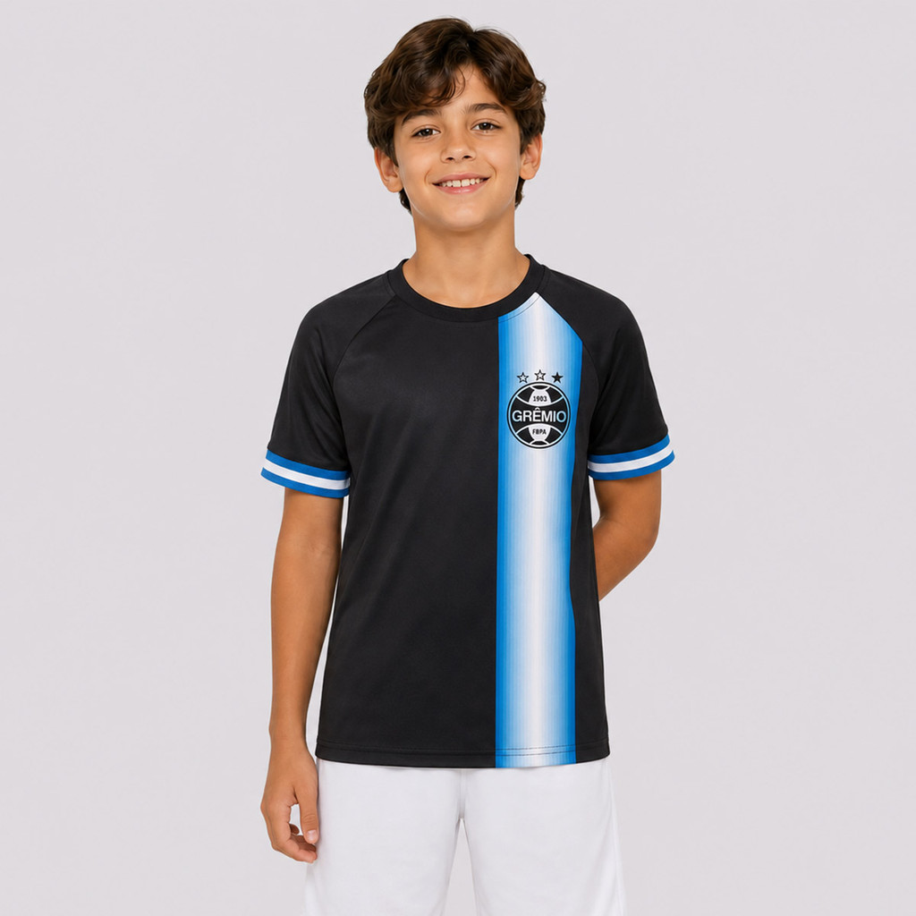 Camisa Grêmio Atres Juvenil Preta