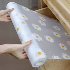 Forro de Armário de Cozinha,Tapete de Prateleira de Gaveta,Papel à Prova de Umidade,Impermeável e à Prova