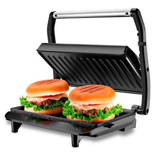 Grill Master Press Preto/Inox 1000W PG-01 Mondial