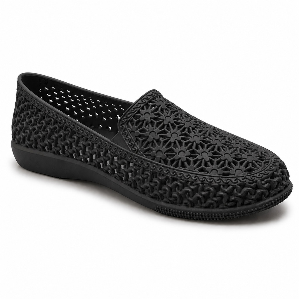 Sapatilha Feminina Casual Furadinha Sapato Feminino Confortável Antiderrapante Respirável para Trabalho e Passeios