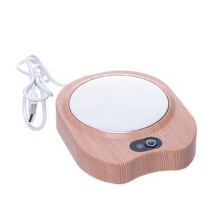 Base Aquecedora USB Plástico Wolff para Canecas Café Chá Bebidas Quentes Mesa Escritório Uso Diário Prática Compacta Lar
