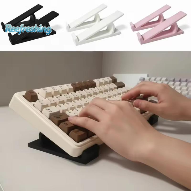 Refrescante 1 Par De Risers De Teclado Ajustáveis , Acessórios De Riser De Mesa De Computador Portátil Para Conforto E S