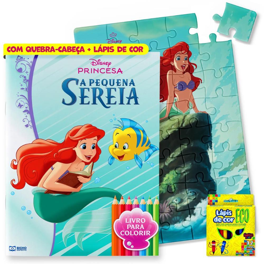 Kit Diversão Disney - A Pequena Sereia