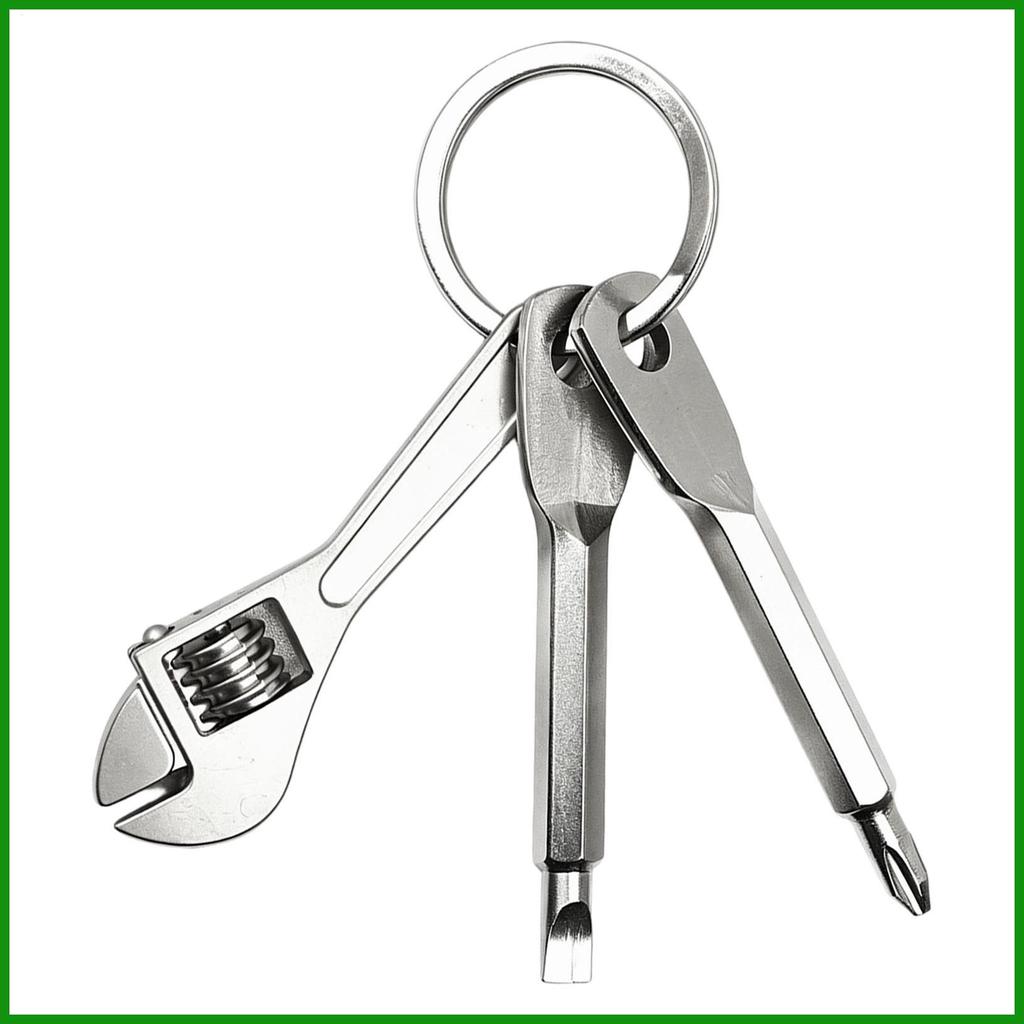 Conjunto De Chave De Fenda De Bolso Kit De Ferramentas De Reparo Compacto De Aço Inoxidável Com Mini Ferramenta Chaveiro