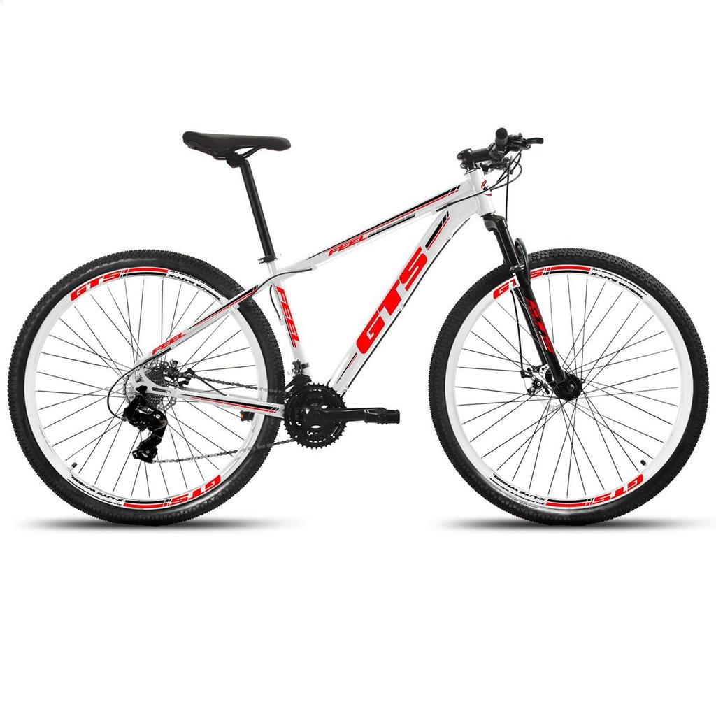 BICICLETA ALUMINIO ARO 29 GTS FEEL FREIO A DISCO 24 MARCHAS