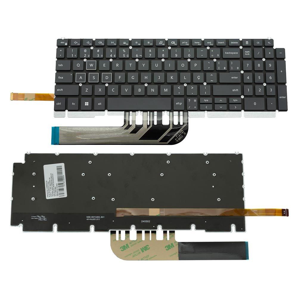 Teclado para Notebook Dell G15 5511 ABNT2