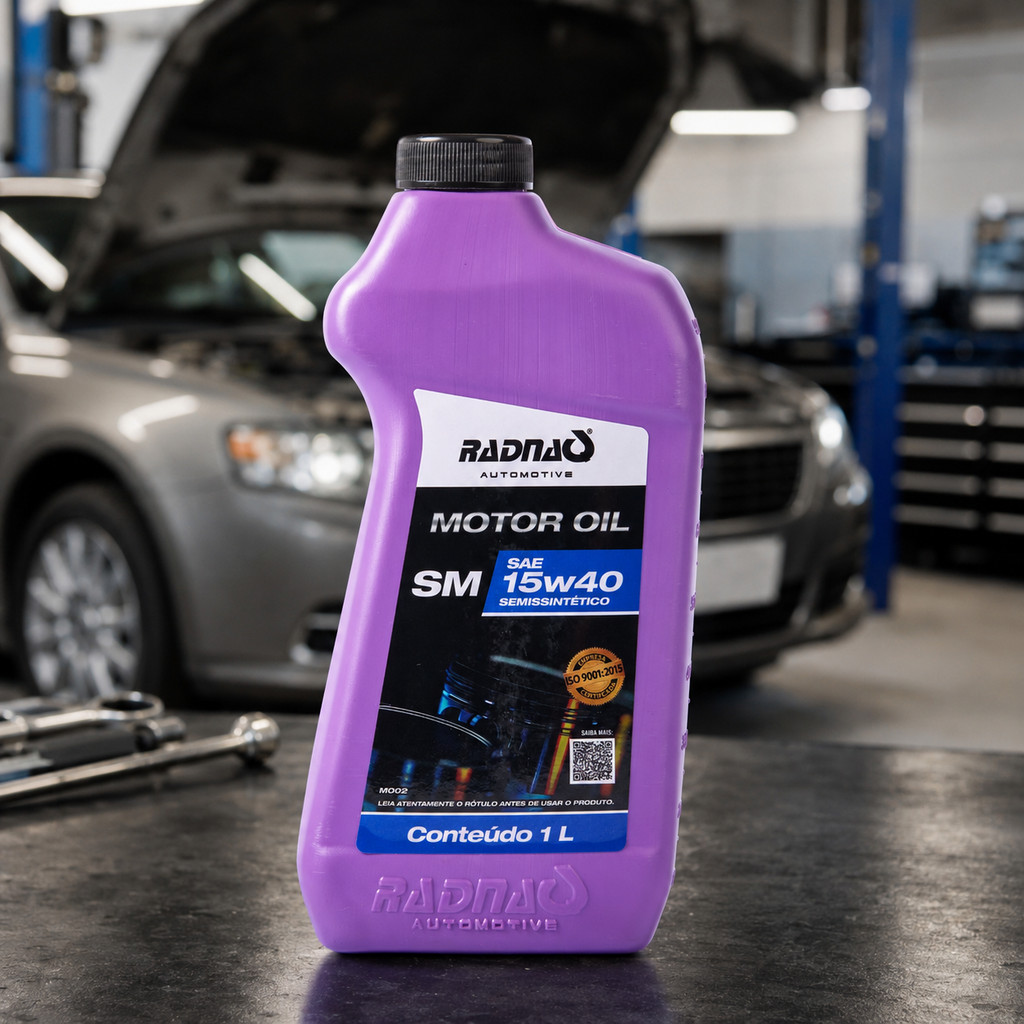 Kit 24L Óleo De Motor 15W40 API SM Semissintético Radnaq 1 Litro — imagem 2 de 2