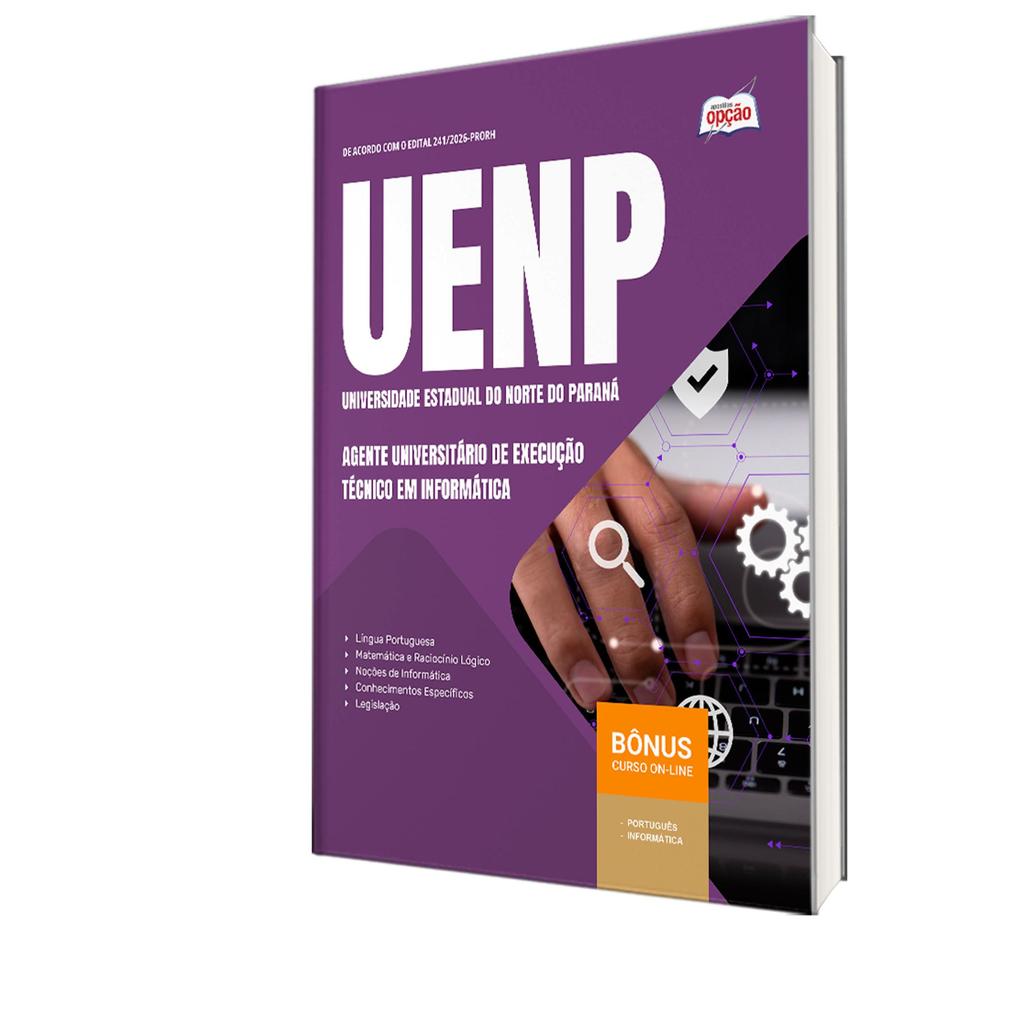 Apostila UENP  - Agente Universitário de Execução - Técnico em Informática