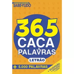 Almanaque Passatempos Sabe-Tudo | 365 Caça-Palavras | Letrão
