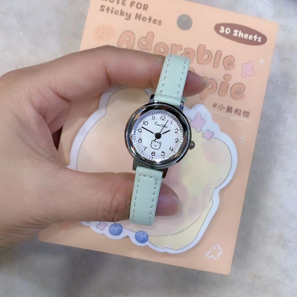Novo produto moda estudante exame cinto relógio senhoras relógio feminino estudante nicho Digital simples relógio de qua