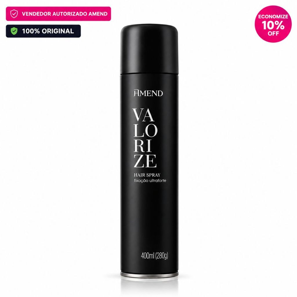 Hair Spray Ultra Forte Valorize 400Ml, Amend Cosmetics Jato Extra Forte