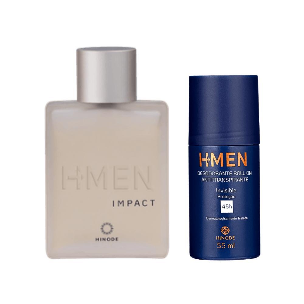 Kit H-Men Impact Deo Colônia + Desodorante Roll-On H-Men