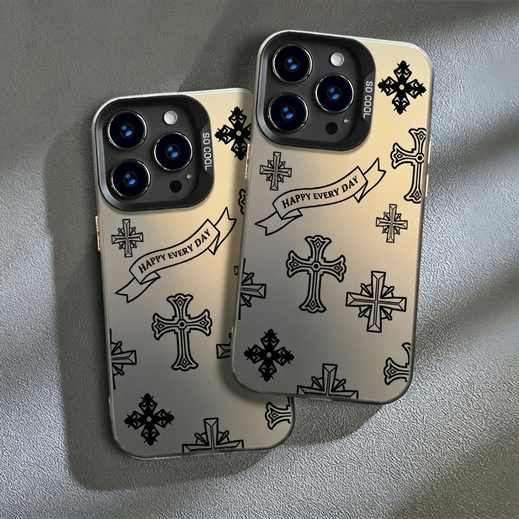 Capa De Telefone Corações Cromados Para Samsung A15 A54 A16 A06 A34 A23 A05 A55 A35 S24 S25 Plus Ultra Silicone Anti-imp