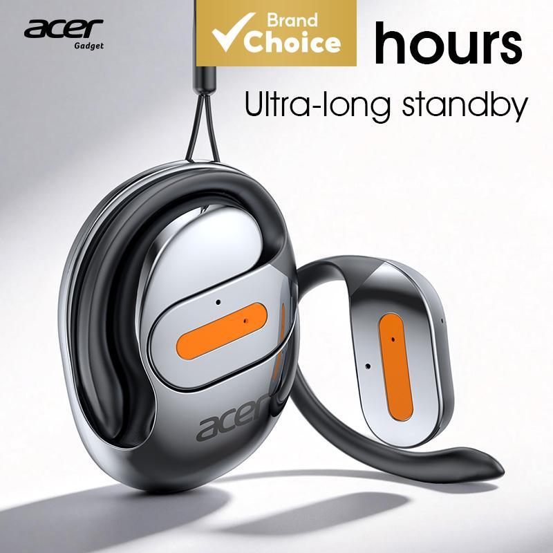 Fones de Ouvido Sem Fio Acer OHR502 Bluetooth, Abertos, TWS, Estéreo, Graves, 5H de Reprodução, Esportivos, para Música,