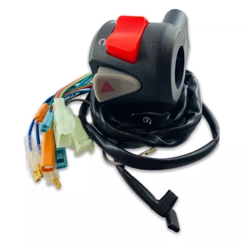 Retrovisor Z400 Guidão Cargo Peso Pcx Manopla Punho Partida 4 Pisca Led - Alta Qualidade - Compatível com Motos Honda — imagem 2 de 2