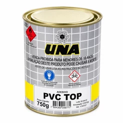 Cola Sapateiro Pvc Eva Una Top Lata 750g Resistente Á Água