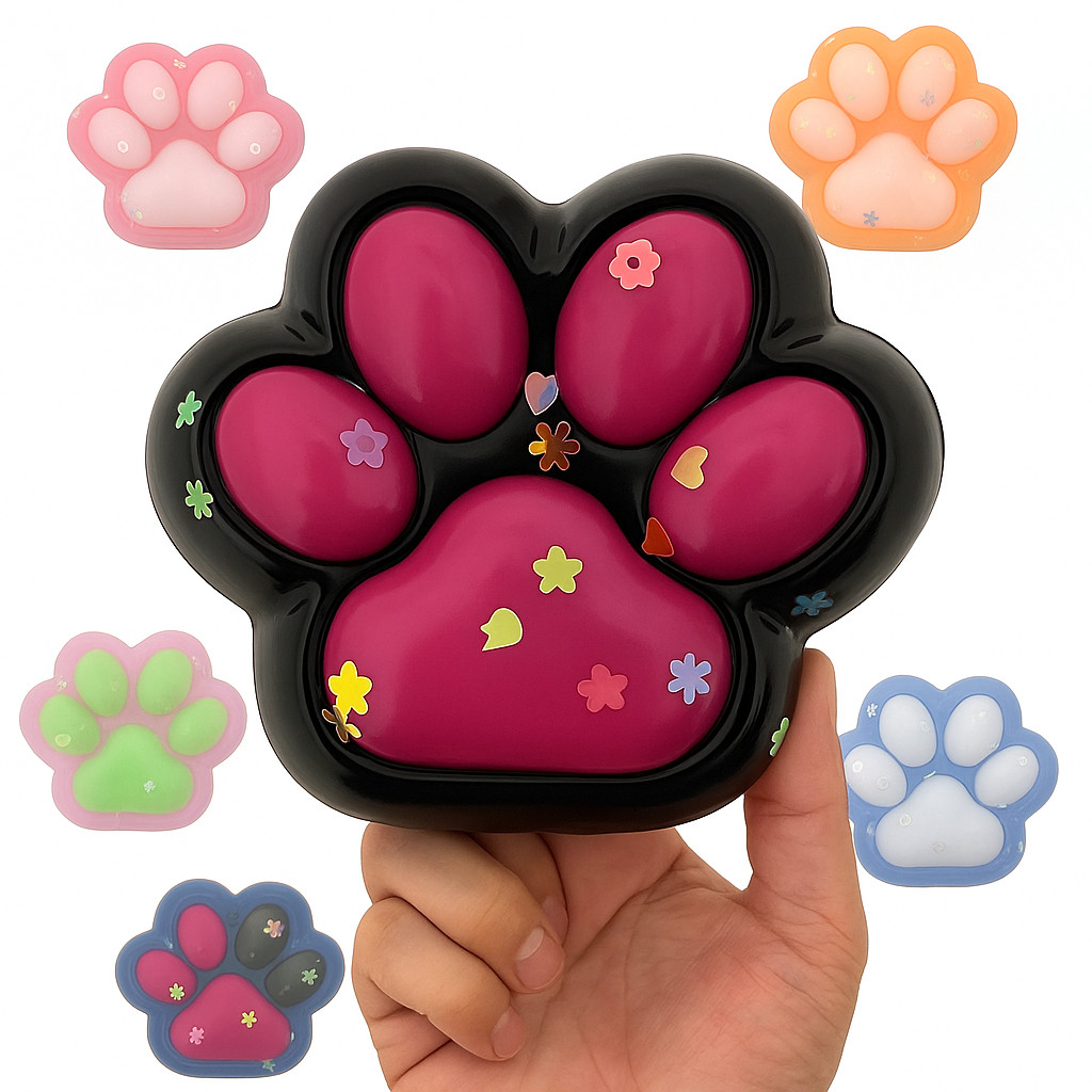 Squishy Patinha Antiestresse Brinquedo Sensorial Fofo Cores Sortidas Ideal Crianças