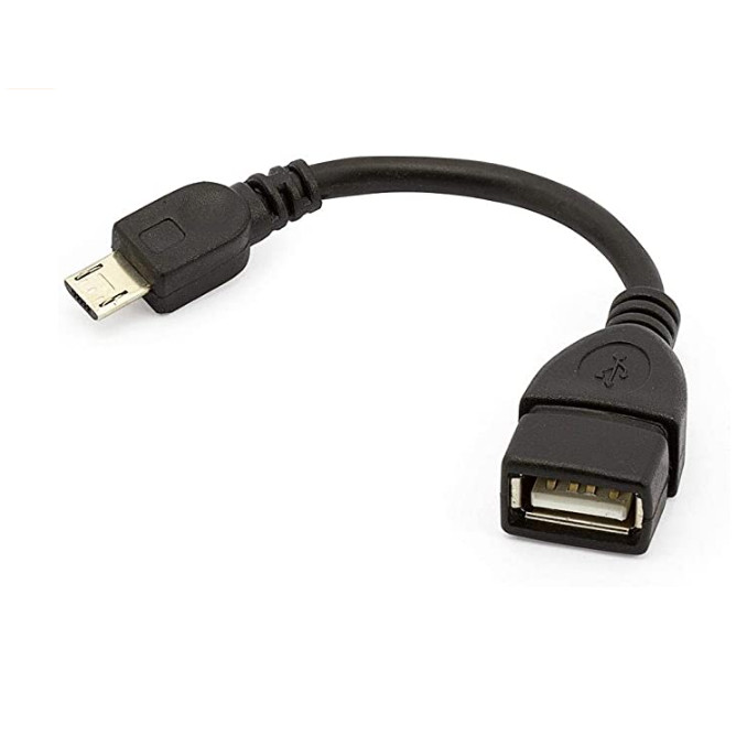 Kit 5pcs Cabo Adaptador Otg V8 Usb Para Celular Tablet Motorola Samsung Pendrive