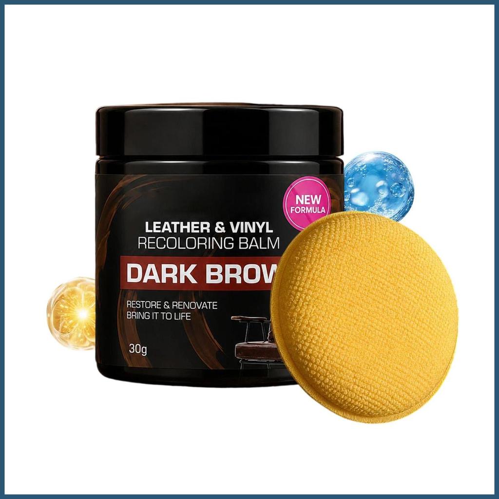Reparação De Arranhões De Couro 30g Creme De Pintura Restaurador Marrom Escuro Proteção UV Removedor Para Sofá Cadeira x