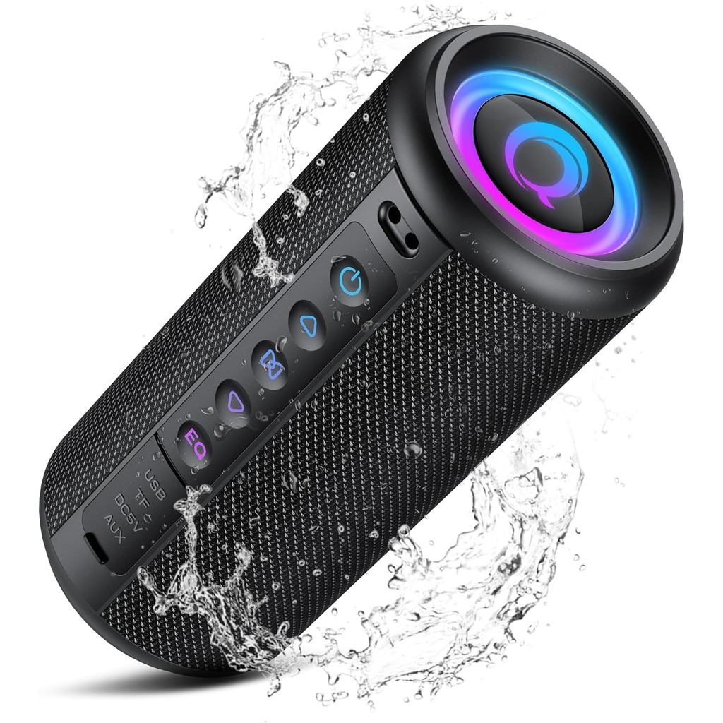 Caixa de Som Bluetooth Portátil, Caixa de Som Sem Fio Bluetooth 5.4 2026 com Som Estéreo Alto e Potente de 20W, 20 Horas