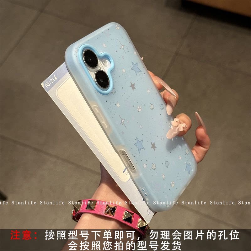 Capa de Telefone 2 em 1 com Estampa de Estrelas para Samsung Galaxy A33 A32 A31 A30S A30 A26 A25 A24 A23 A22 A21S A20S A