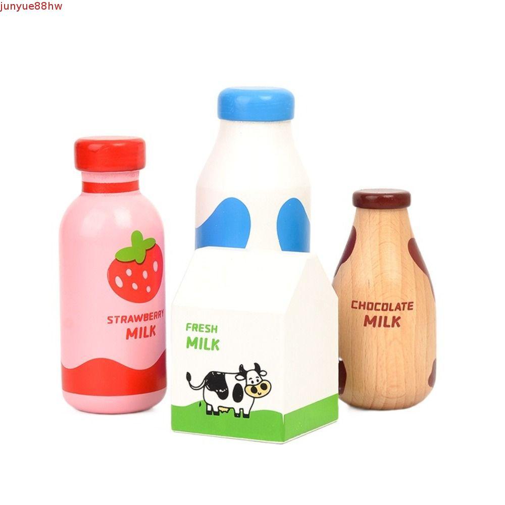 JUNYUE Brinquedos De Comida De Cozinha , Brinquedo De Garrafa De Bebida Educacional De Jogo De Imitação , De Leite De Si