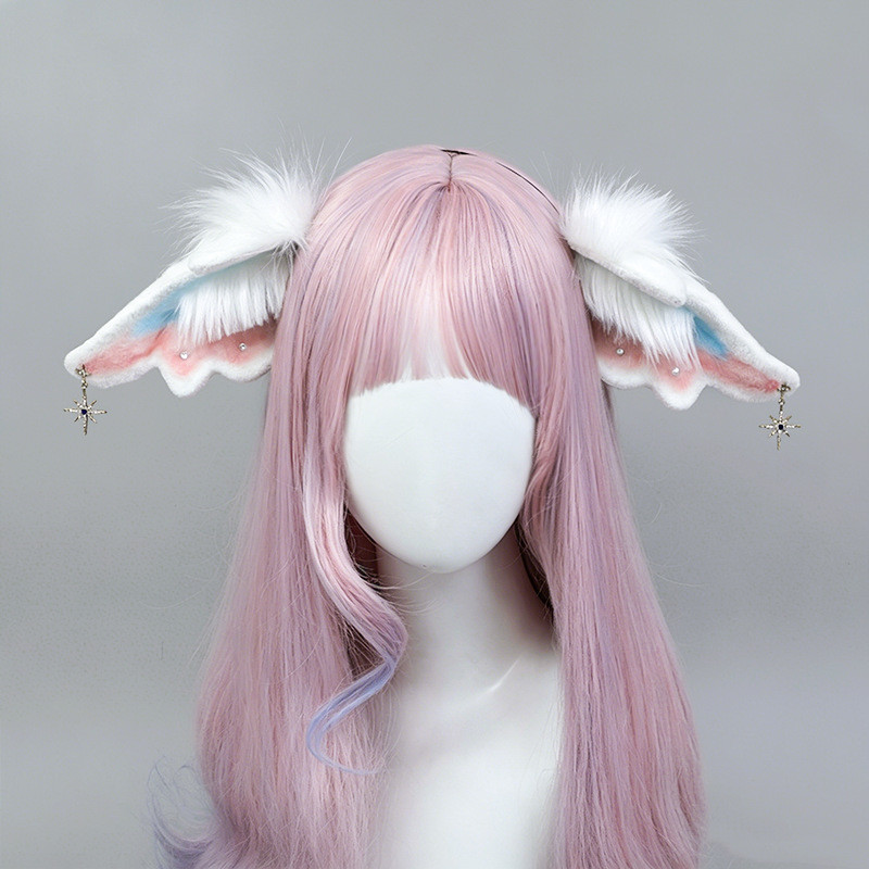 BR1X Orelhas de Animal Simuladas, Acessório de Moda para Cosplay e Transmissão ao Vivo, Acessório de Cabeça e Cabelo, Ti