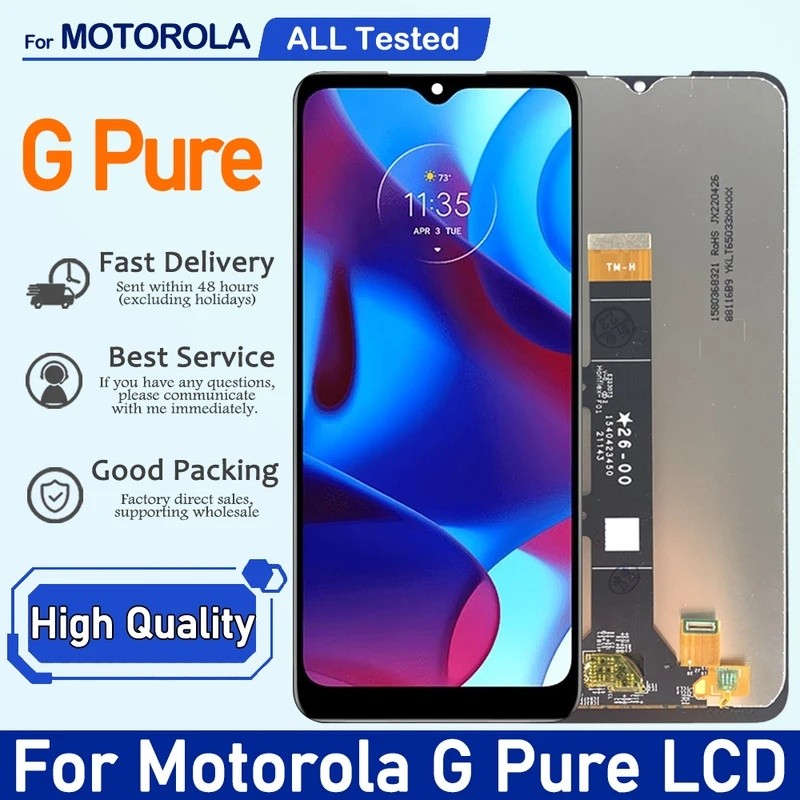 Para Motorola G Puro Display LCD Tela De Toque Digitador Assembléia Substituição
