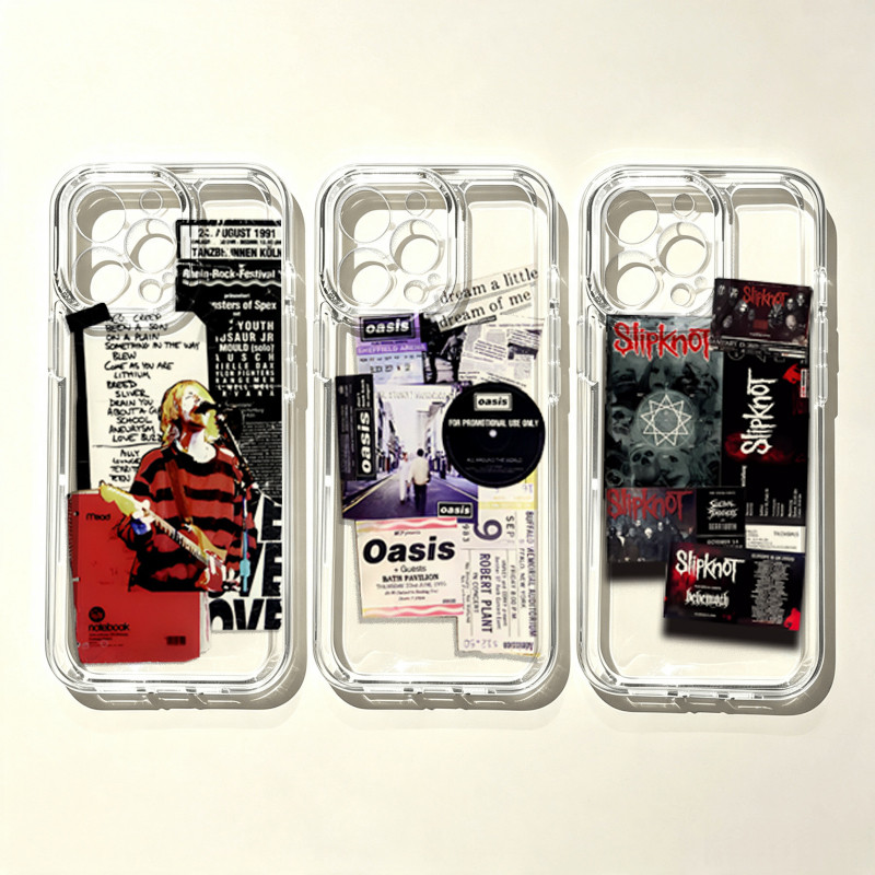 Capa De Banda Britânica Oasis Para Samsung Galaxy A57 A16 A06 A07 A35 A33 A32 A55 A15 A25 A05 A05S A54 A24 A34 A52 A52S 