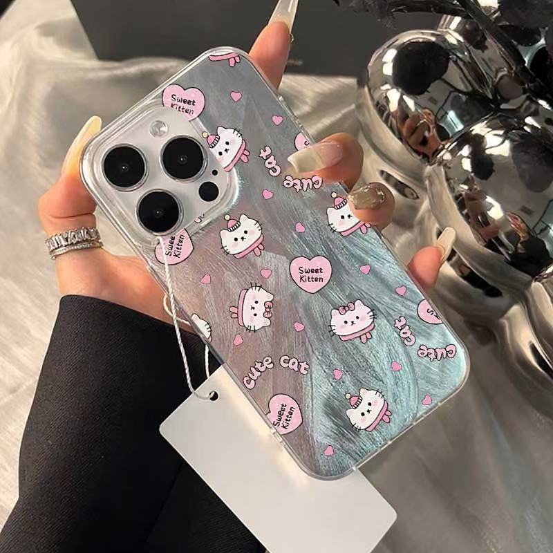 Amor Arco Gato Caso Para Samsung Galaxy A56 A55 A17 A07 A27 A57 A37 A53 A24 A06 A36 A52S A52 A14 A25 A54 A34 A15 A26 A35