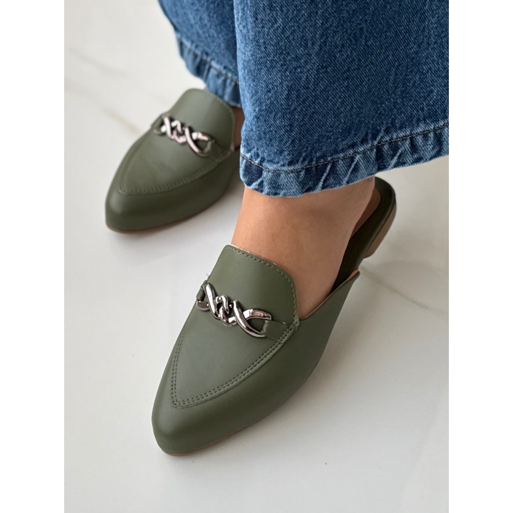 Mule Mocassim Feminino Calce Fácil Conforto Dia A Dia Premium