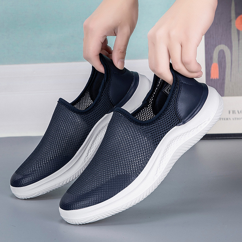 Imagem Sapatos Mule Unissex de Malha Sem Costas, Respiráveis, para Caminhadas Casuais ao Ar Livre
