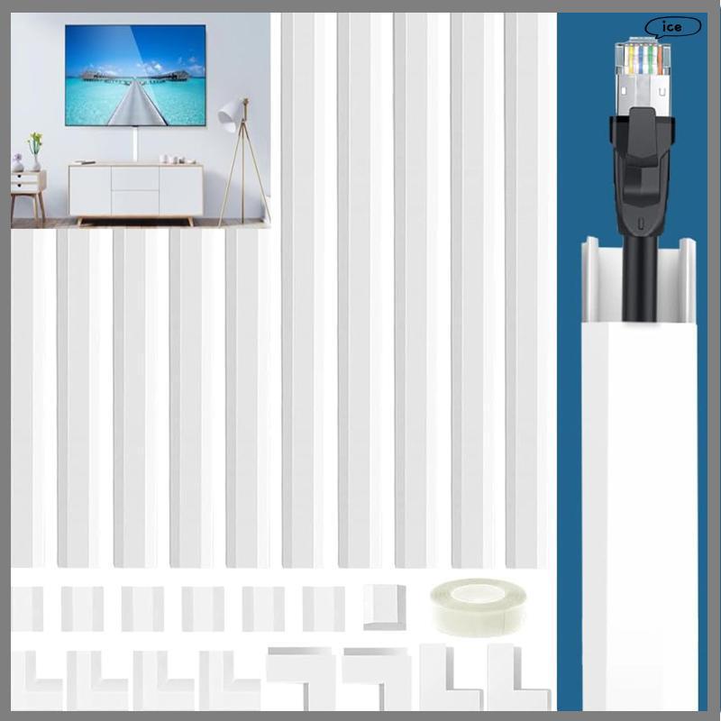 Hou TV Fio Cabo Capa Raceway Kit 10 Pcs Conjunto Corretivo De Para Home Theater Escritório Limpo Look