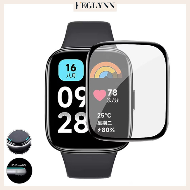 Pelicula Com Vidro Temperada Vidro Protetor De Pantalla Para Relógio Smartwatch Redmi Watch 3 Active/Redmi Watch 3 Lite