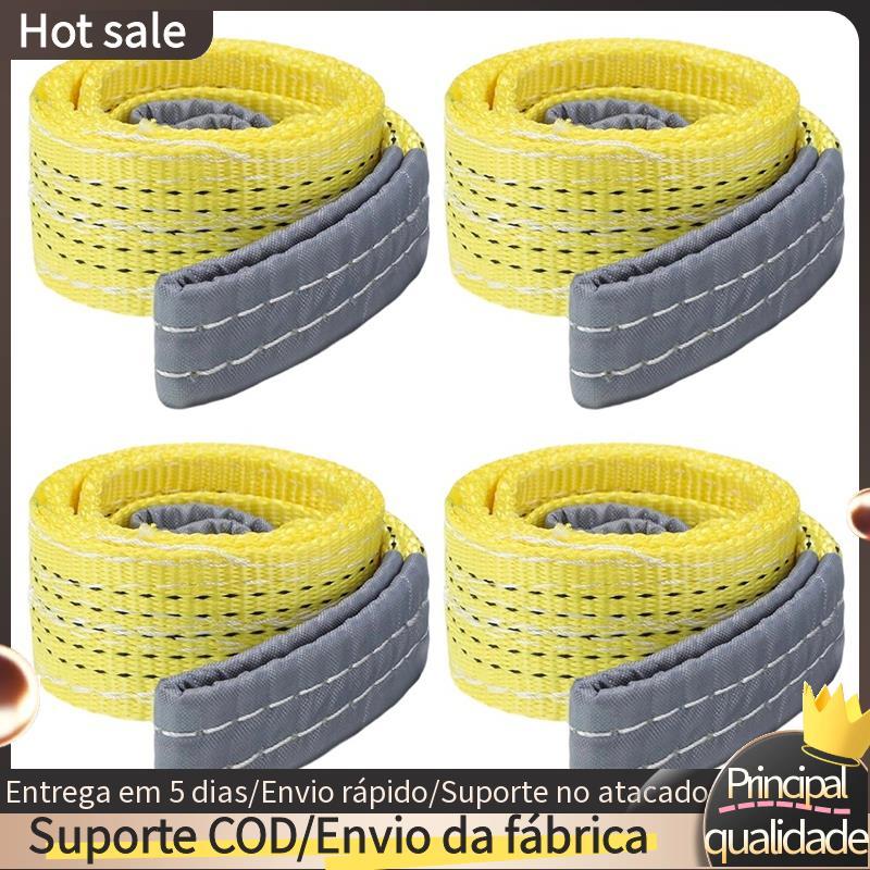 Correias Resistentes Do Estilingue Elevador De 4 Pces Para O Uso Da Talha , Carro E Exterior Com Nylon Poliéster