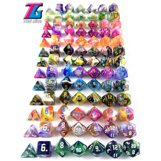 Dados da série de correspondência Dopamina Cores coloridas dnd dados