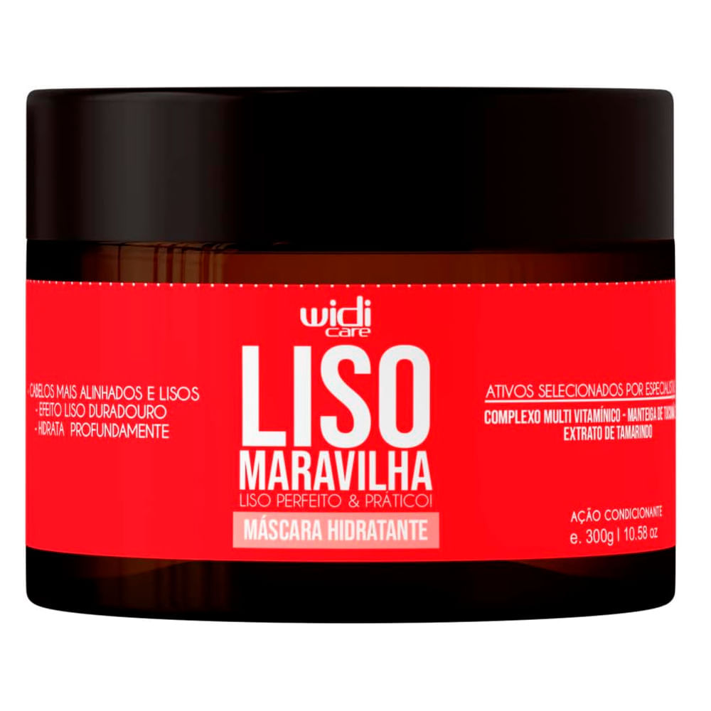 Máscara De Tratamento Widi Care Liso Maravilha Hidratante 300g